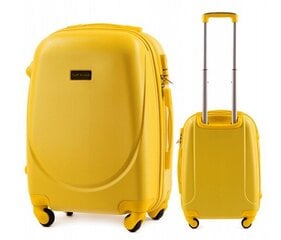 Маленький чемодан Wings K310, XS, желтый цена и информация | Чемоданы, дорожные сумки | 220.lv