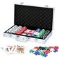 Pokera komplekts futrālī Poker Set, 300 gab. cena un informācija | Azartspēles, pokers | 220.lv