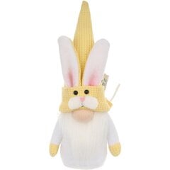 желтый кролик, 20 см, с подарочным пакетом цена и информация | Праздничные декорации | 220.lv
