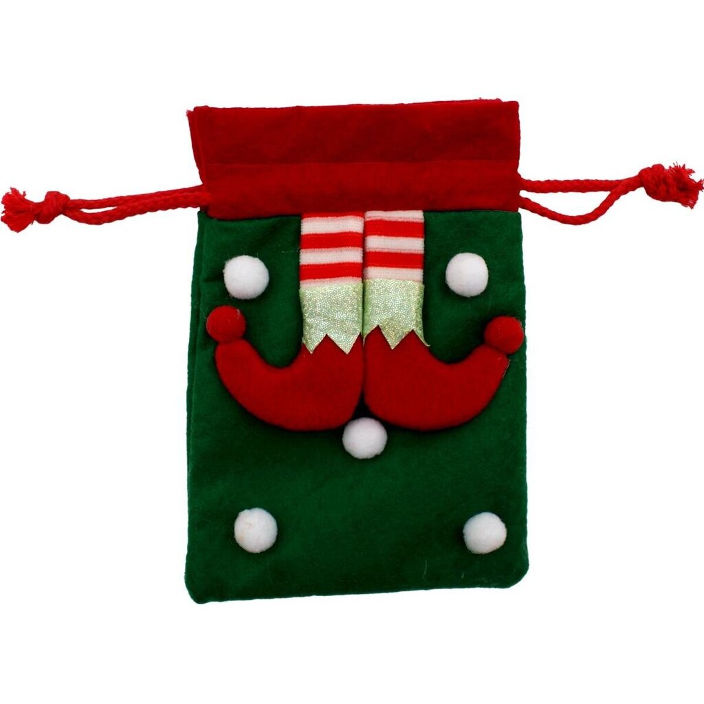 ziemassvētku dāvanu maisiņš, 20cm цена и информация | Dāvanu saiņošanas materiāli | 220.lv