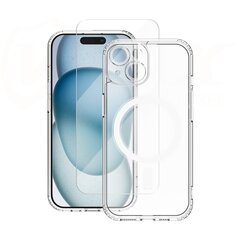 Vmax set Mag case+glass iPhone 15 Plus цена и информация | Чехлы для телефонов | 220.lv