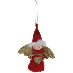 декоративная подвеска, ангел, 14 см цена и информация | Рождественские украшения | 220.lv