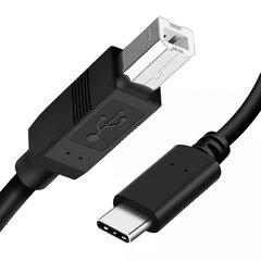 Reagle USB-C - USB-B,2m cena un informācija | Piederumi korpusiem | 220.lv