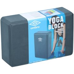 Jogas vingrojumu bloks Umbro, 22.5 x 14.5 x 7.5, zils цена и информация | Товары для йоги | 220.lv