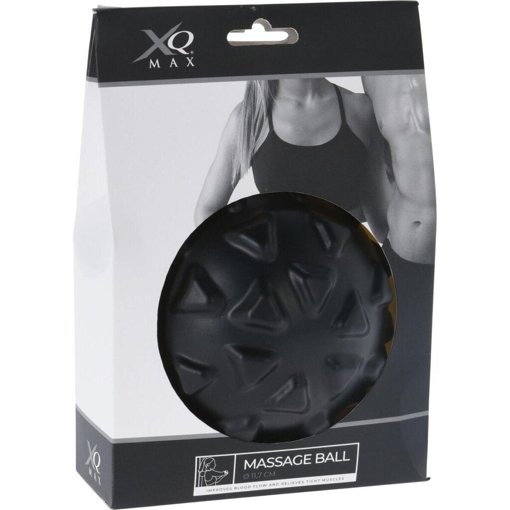 Masāžas bumba XQ Max Large Massage Ball, 11.7 cm, melna цена и информация | Masāžas piederumi | 220.lv