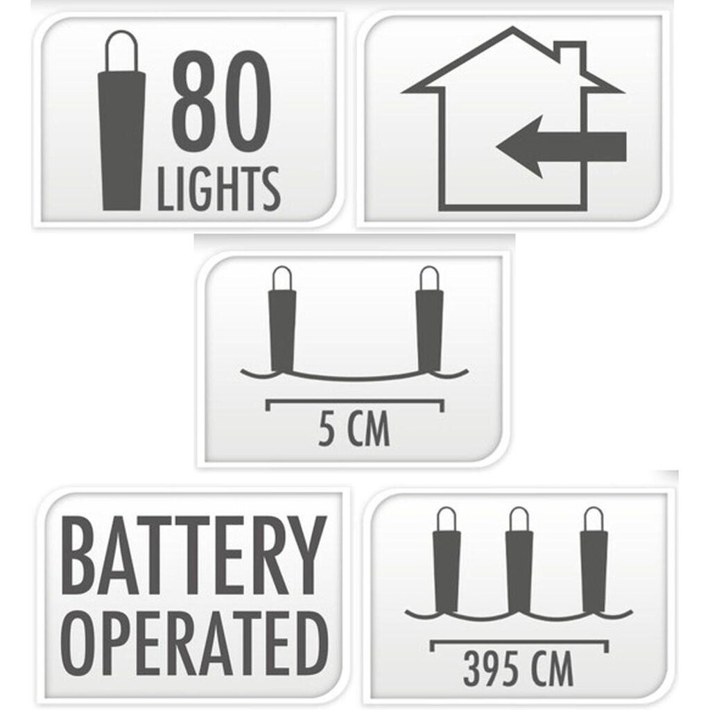 Led gaismas diodes, 80 led diodes цена и информация | Ziemassvētku lampiņas, LED virtenes | 220.lv