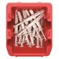 Darbnīcas trauku komplekts 16 gab., sarkans, cena un informācija | Instrumentu kastes | 220.lv