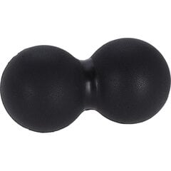 Masāžas dubultbumba XQ Max Double Massage Ball, 12.4 x 6.2 cm, melna cena un informācija | Masāžas piederumi | 220.lv