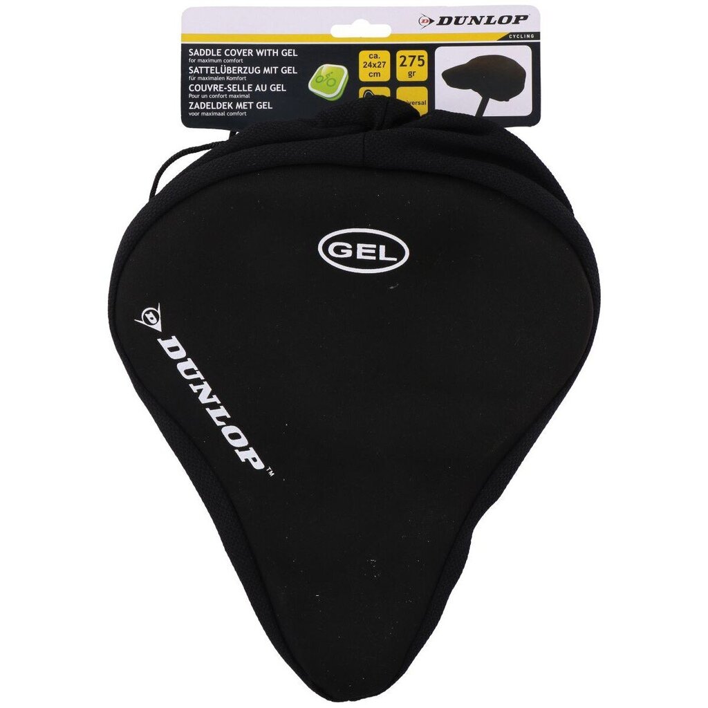 Gēla sēdekļa pārvalks Dunlop Cycling Gel Cover, 240 x 270 mm цена и информация | Velo sēdekļi un sēdekļu pārvalki | 220.lv