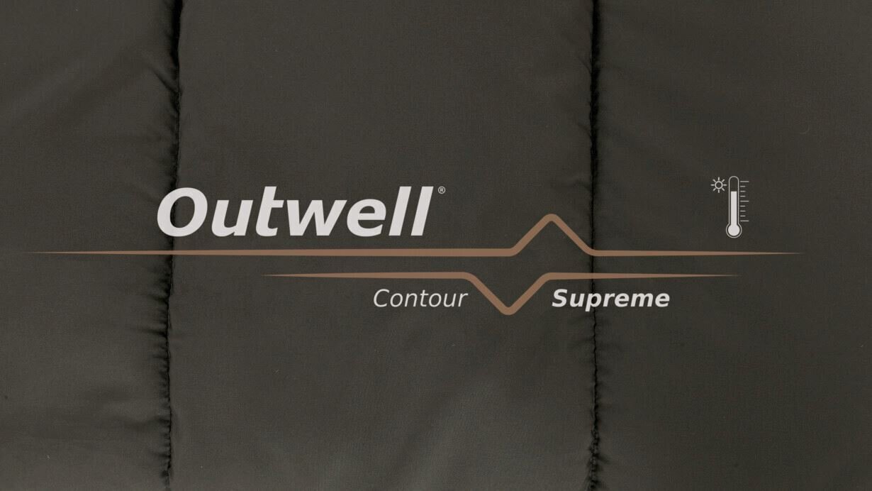 Guļammaiss Outwell Contour Supreme, 220x85 cm, brūns цена и информация | Guļammaisi | 220.lv