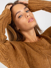 Džemperis sievietēm Och Bella, brūns cena un informācija | Sieviešu džemperi | 220.lv