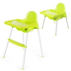Regulējams barošanas krēsls, zaļš cena un informācija | Barošanas krēsli | 220.lv