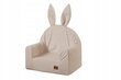Bērnu krēsls Baby-Raj Bunny, bēšs цена и информация | Sēžammaisi, klubkrēsli, pufi bērniem | 220.lv