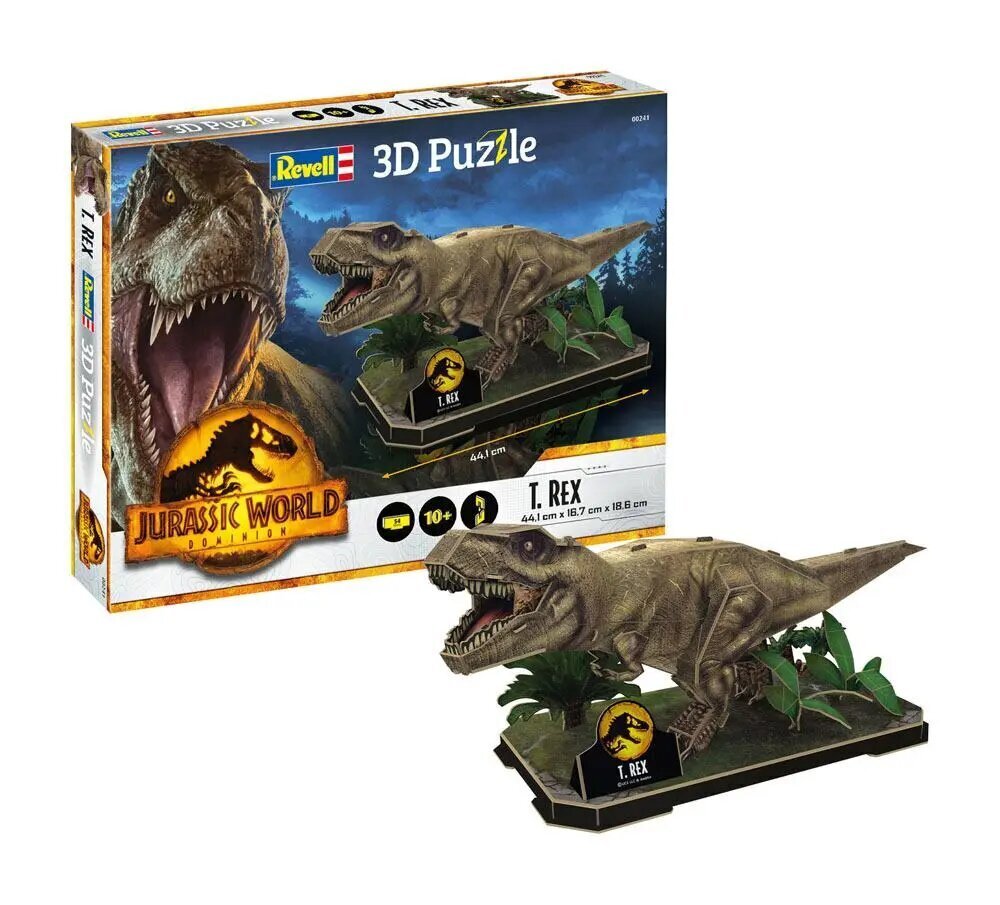 3D Puzle Jurassic World Dominion T. Rex cena un informācija | Puzles, 3D puzles | 220.lv