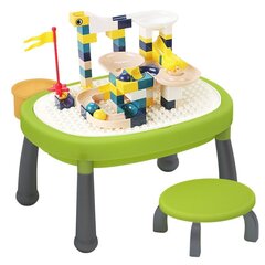 Daudzfunkcionāls bloku galds ar krēslu + 83 gab. цена и информация | Детские столы и стулья | 220.lv