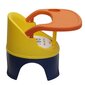 Pārnēsājams krēsls bērnam barošanai un spēlēm, dzeltens/tumši zils цена и информация | Barošanas krēsli | 220.lv