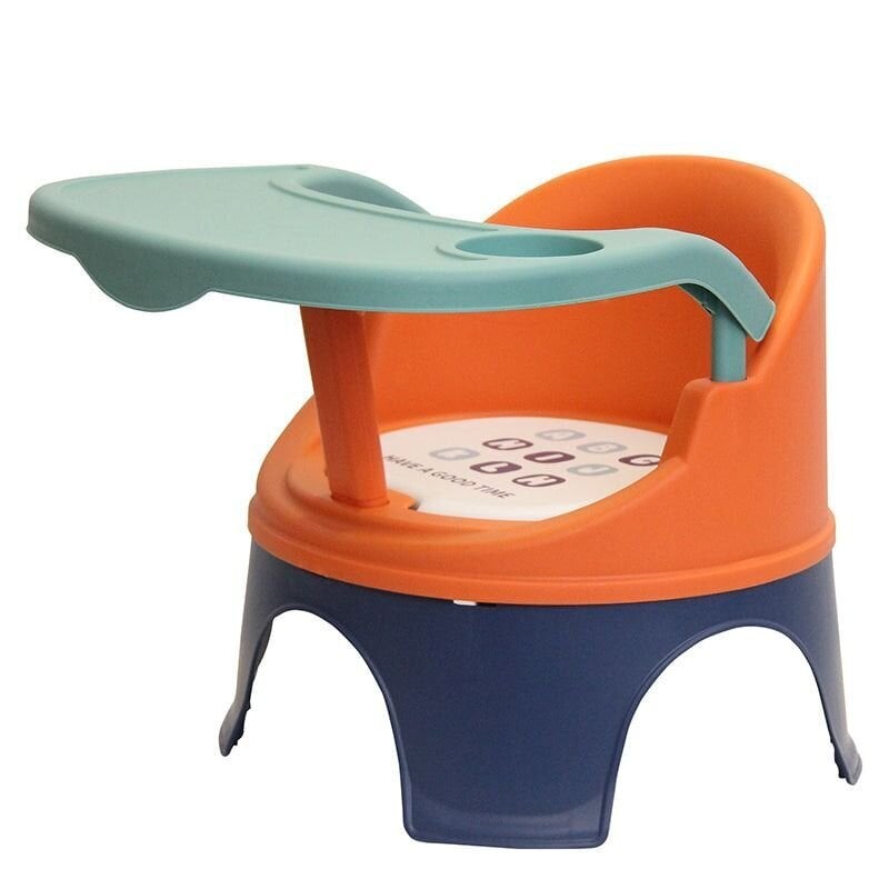 Pārnēsājams krēsls bērnam barošanai un spēlēm, oranžs/tumši zils цена и информация | Barošanas krēsli | 220.lv