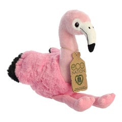 Plīša rotaļlieta Aurora Eco Nation Flamingo, 24 cm cena un informācija | Mīkstās (plīša) rotaļlietas | 220.lv