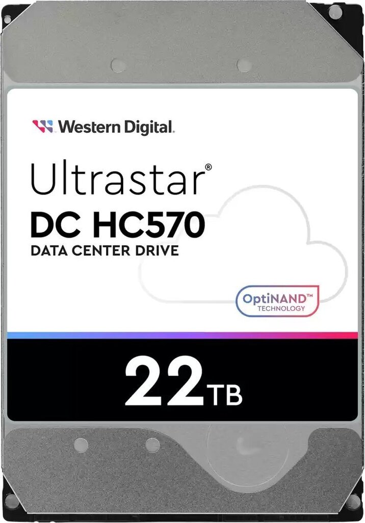 Western Digital Ultrastar DC HC570 (0F48155) цена и информация | Iekšējie cietie diski (HDD, SSD, Hybrid) | 220.lv