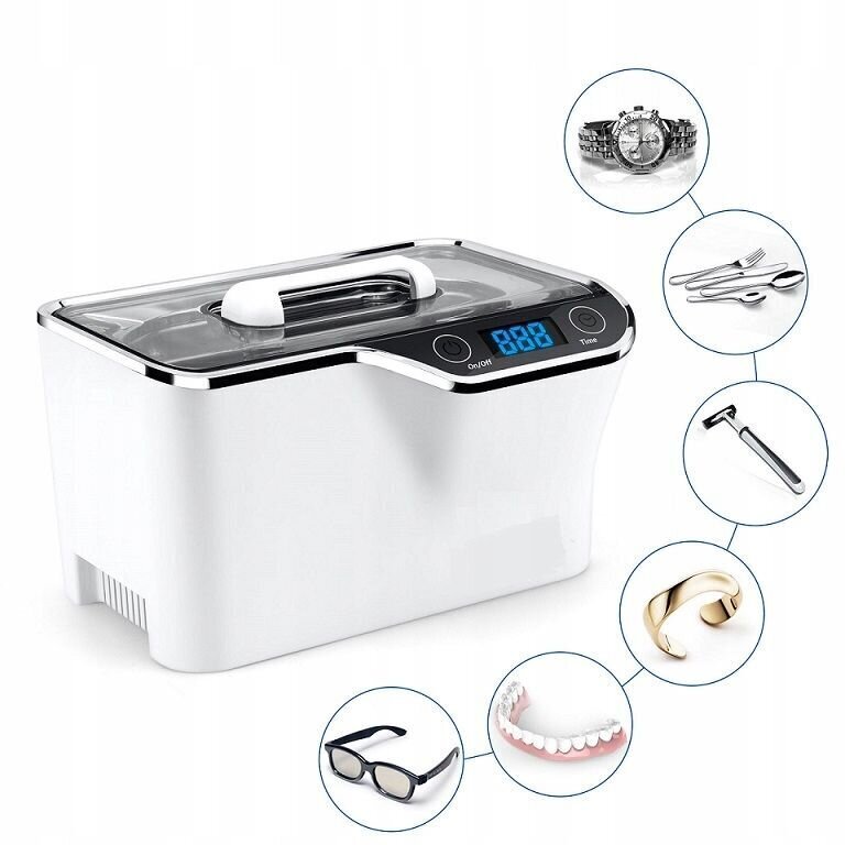 Sonicco ultraskaņas sterilizators Ultra-CDS-100, 600ml cena un informācija | Tīrīšanas piederumi | 220.lv