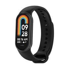 Xiaomi Mi Band 8 - Черный цена и информация | Аксессуары для смарт-часов и браслетов | 220.lv