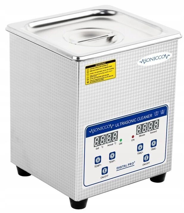 Sonicco ultraskaņas vanna Ultra-010S-C, 1.6L cena un informācija | Tīrīšanas piederumi | 220.lv