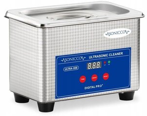 Sonicco ultraskaņas vanna Ultra-008, 800ml cena un informācija | Tīrīšanas piederumi | 220.lv