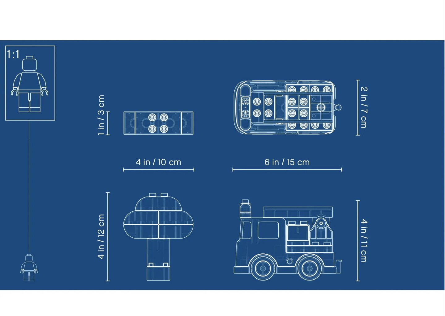 10901 LEGO® Duplo Ugunsdzēsēju automašīna cena un informācija | Konstruktori | 220.lv