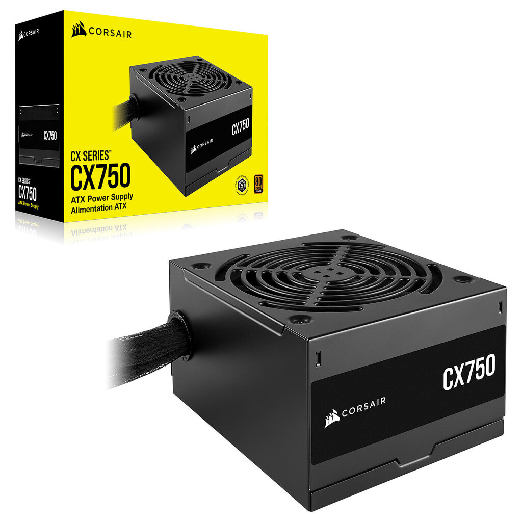 Corsair CX750 CP-9020279-EU цена и информация | Barošanas bloki (PSU) | 220.lv