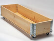 Puķu kaste ar riteņiem Herbs Box, 1200x400x195 mm cena un informācija | Siltumnīcas | 220.lv