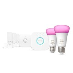 PHILIPS Hue Secure sākuma komplekts ar kontakta sensoriem cena un informācija | Spuldzes | 220.lv