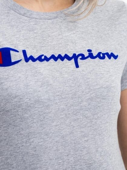 T-krekls sievietēm Champion 109713-EM006, pelēks cena un informācija | T-krekli sievietēm | 220.lv