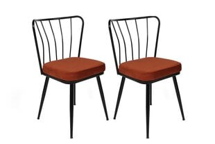 Комплект стульев Asir, красный, 2 шт. цена и информация | Стулья для кухни и столовой | 220.lv