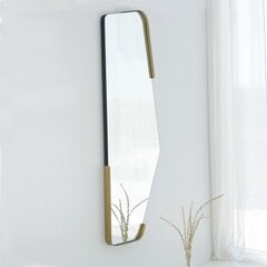 Зеркало Asir, 60x120 см, черное цена и информация | Зеркальца | 220.lv