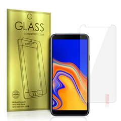 Закаленное стекло Glass Gold Screen для Samsung Galaxy J4 Plus цена и информация | Защитные пленки для телефонов | 220.lv