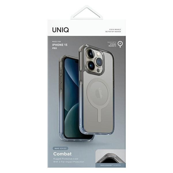 Uniq Etui Combat Duo iPhone 15 Pro cena un informācija | Telefonu vāciņi, maciņi | 220.lv