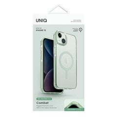 UNIQ etui Combat iPhone 15 | 14 | 13 6.1" Maglick Charging miętowy|cool mint цена и информация | Чехлы для телефонов | 220.lv