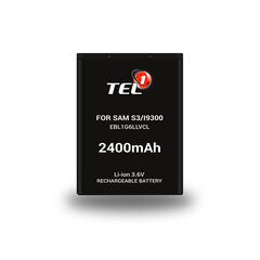 Tel1 Akumulators Samsung I9300 S3 (EBL1G6LLVCL) 2400mAh Li-ion цена и информация | Аккумуляторы для телефонов | 220.lv