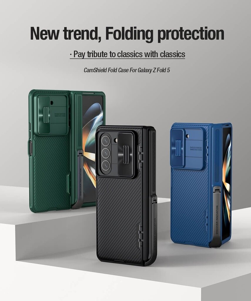 Nillkin CamShield Fold Samsung Galaxy Z Fold 5 cena un informācija | Telefonu vāciņi, maciņi | 220.lv