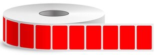 Этикетки клейкие, 1-38х25/40-1000 и т.д., красный исп. цена и информация | Канцелярия | 220.lv