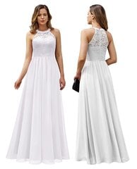 Платье-макси WedTrend, белое цена и информация | Платья | 220.lv