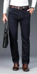 Мужские брюки на теплой подкладке Ziilay, синие цена и информация | Мужские брюки | 220.lv
