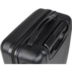 3 koferu komplekts - slazenger, 18/22/26 collas, melns cena un informācija | Koferi, ceļojumu somas | 220.lv