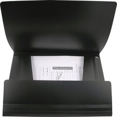 Пластиковый кейс с резинкой AXENT, А4, 500мкр, черный сп. цена и информация | Канцелярия | 220.lv