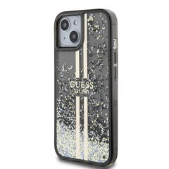 Guess TPU Liquid Glitter Gold Stripe Case cena un informācija | Telefonu vāciņi, maciņi | 220.lv