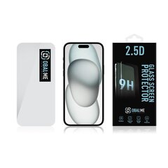 OBAL:ME 2.5D Glass Screen Protector for Apple iPhone 15 Pro Max Clear цена и информация | Защитные пленки для телефонов | 220.lv
