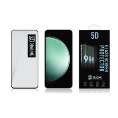 OBAL:ME 5D Glass Screen Protector for Samsung Galaxy S23 FE 5G Black цена и информация | Защитные пленки для телефонов | 220.lv