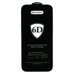 Закаленное стекло 6D с полным клеем для IPHONE 12 PRO MAX BLACK цена и информация | Защитные пленки для телефонов | 220.lv