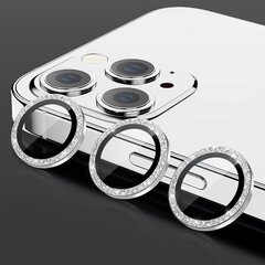 Закаленное стекло HARD DIAMOND для камеры (ОБЪЕКТИВА) для Samsung Galaxy S23 Plus серебристое (3 шт.) цена и информация | Защитные пленки для телефонов | 220.lv