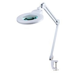 Kosmetoloģijas LED lampa ar lupu 5D AF-0032, balta цена и информация | Мебель для салонов красоты | 220.lv